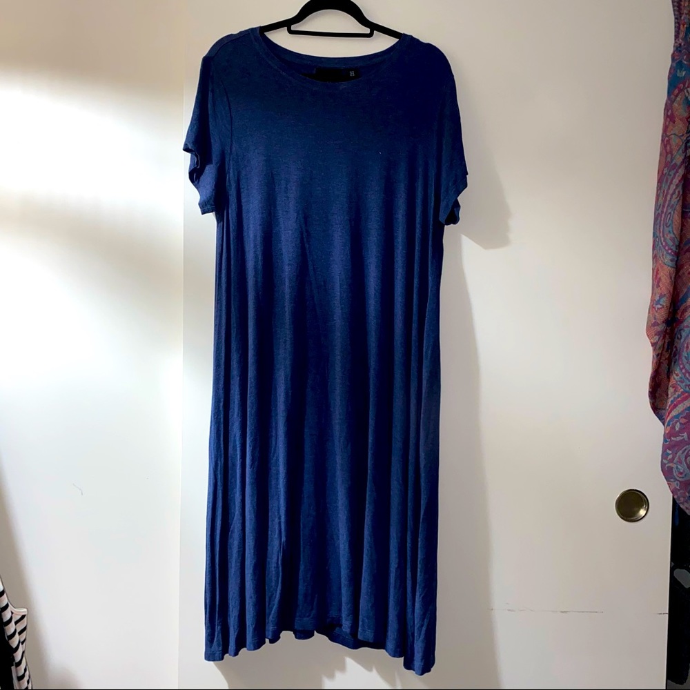 Jersey Knit Midi Dress